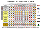 Ceník Sportovního a relaxačního centra